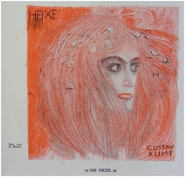 Hexe by Gustav Klimt