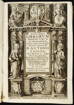 Ill 3 Index Librorum 1632