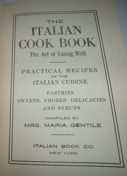 The Italian Cook Book bu Maria Gentile